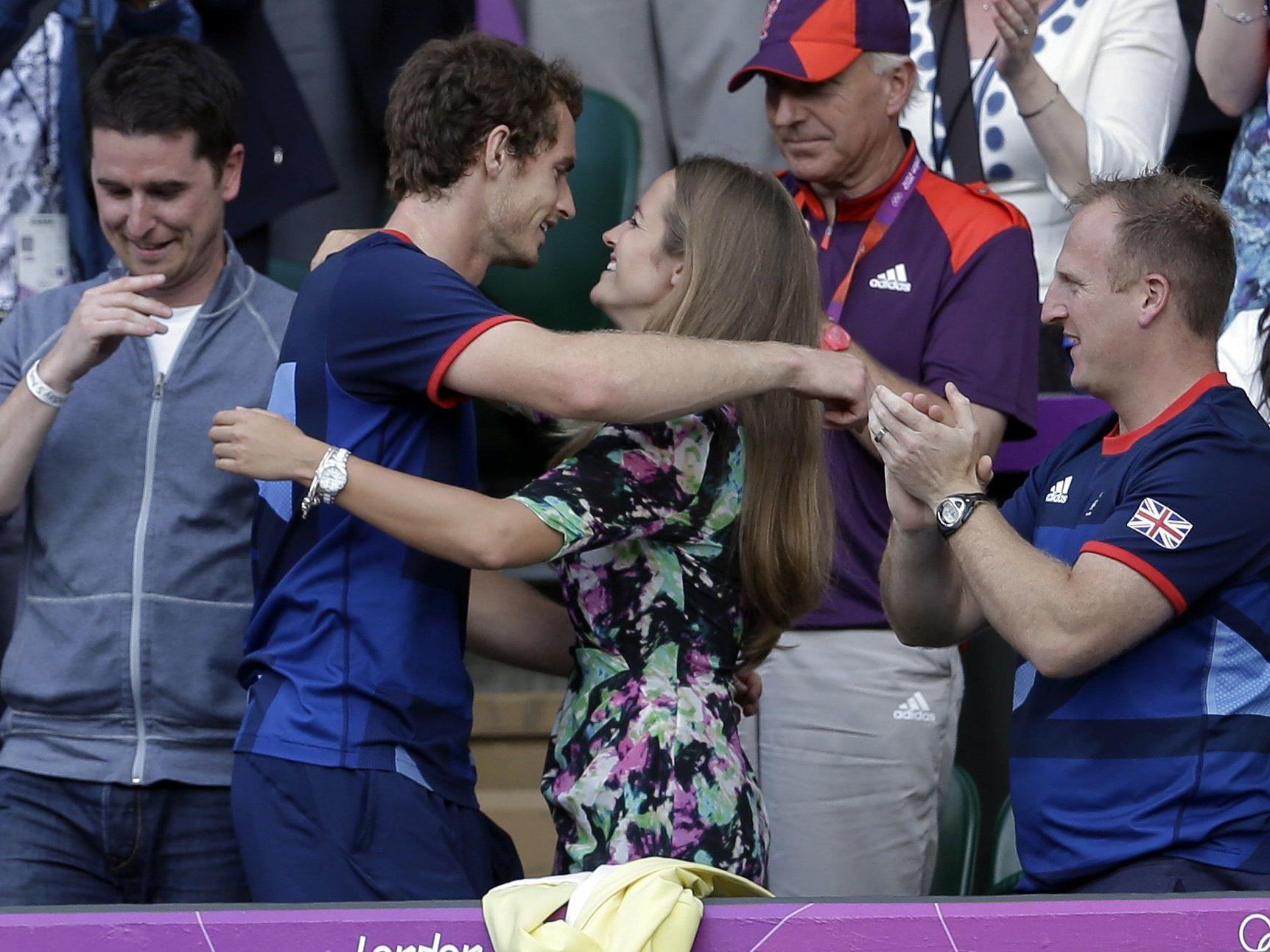 Tennis: Wien-Sieger Andy Murray privat im Glück