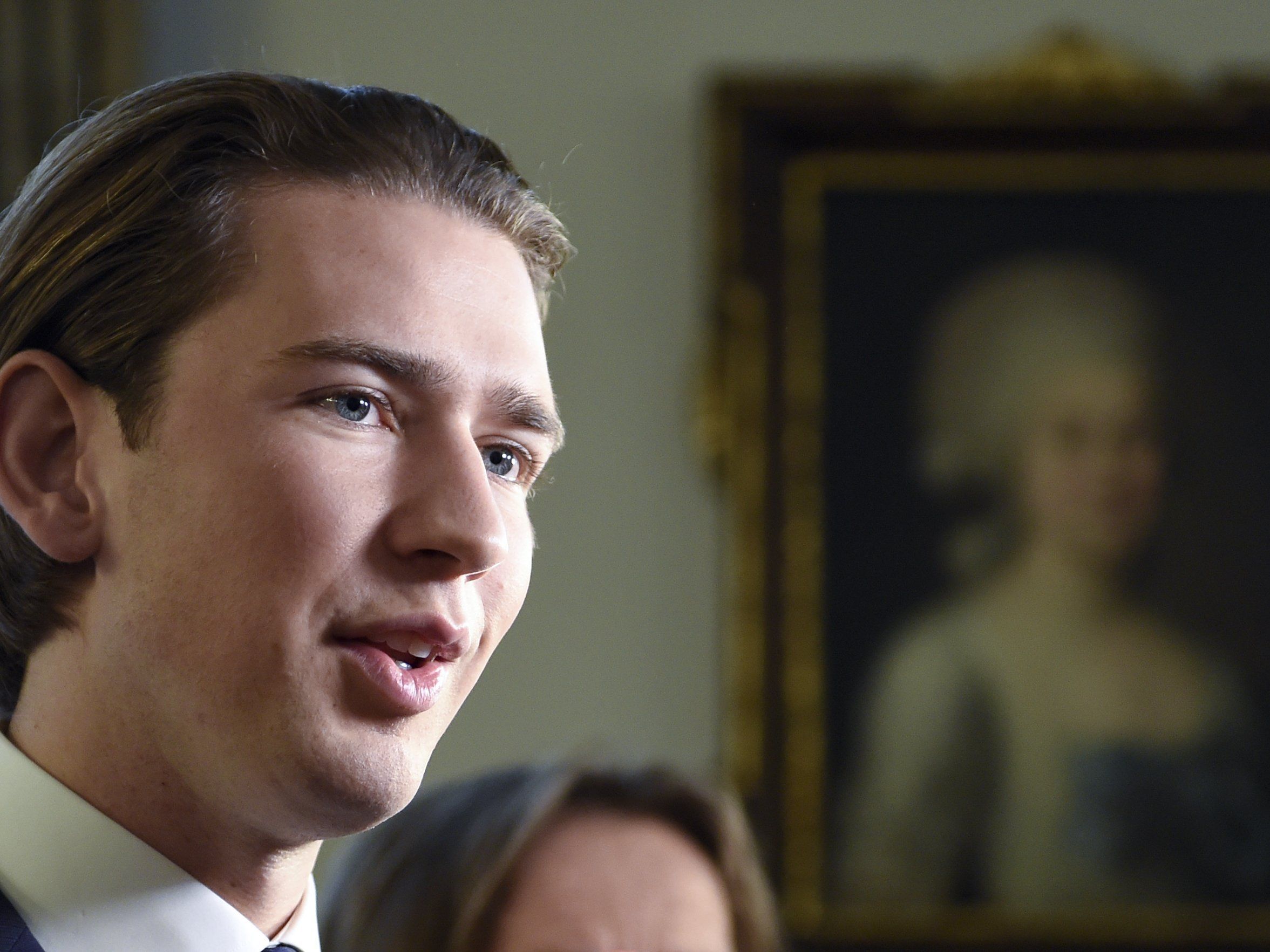 Integrationsminister Sebastian Kurz stellte die neue Kampagne "#strolzdrauf" vor. Integrationsminister Sebastian Kurz stellte die neue Kampagne "#strolzdrauf" vor.