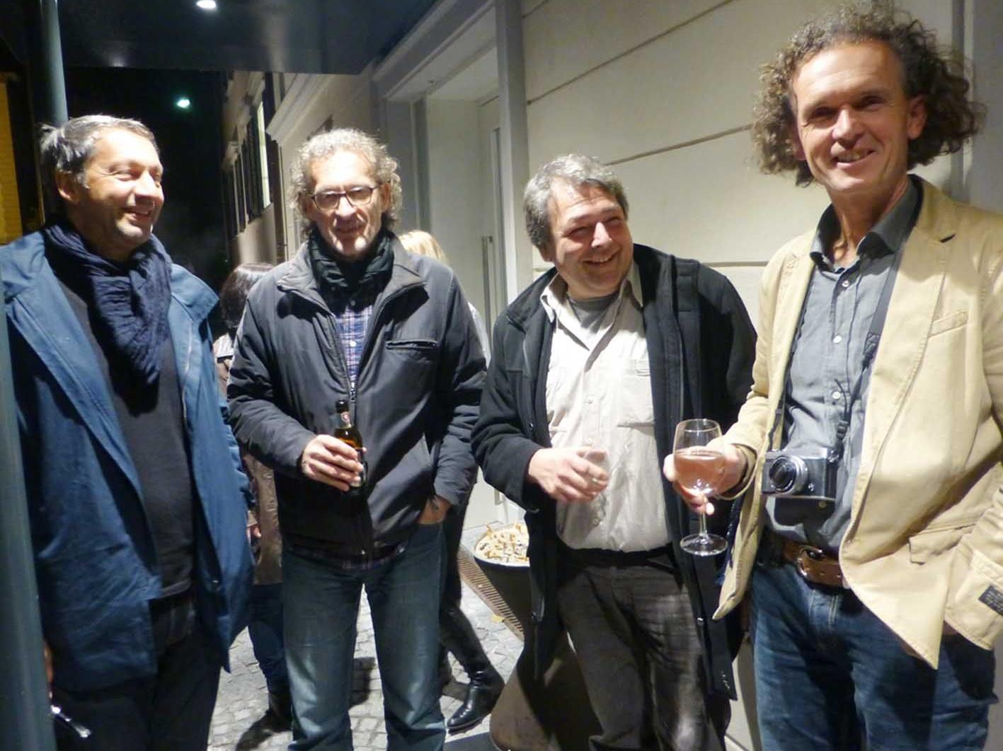 Projektverantwortliche: Johannes Inama, Sandro Scherling, Günther Blenke und Dietmar Walser (v.l.)