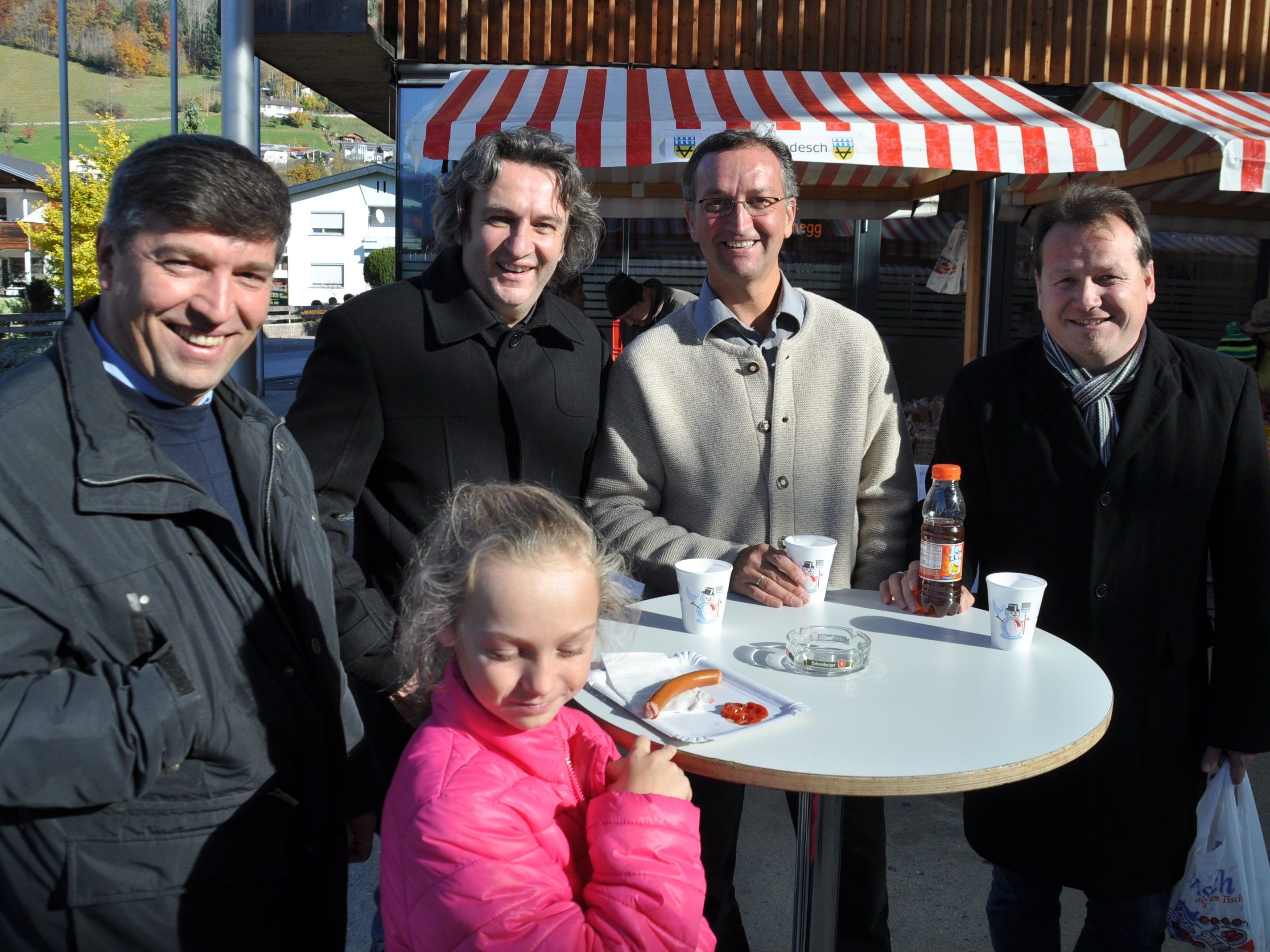 Pfr. M. Horvath, BM M. Tinkhauser,BM D.Lauermann und  BM H.Witwer. Pfr. M. Horvath, BM M. Tinkhauser,BM D.Lauermann und  BM H.Witwer.