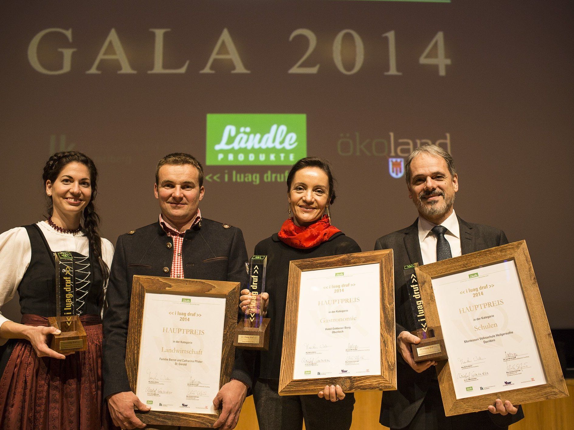 Die Hauptreisträger des "i luag druf"-Zukunftpreises 2014. Die Hauptreisträger des "i luag druf"-Zukunftpreises 2014.
