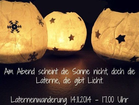 Laternenwanderung. Laternenwanderung.