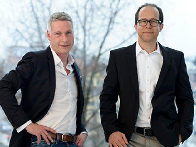 Die spitzar-Gründer Marco Spitzar (links) und Sergej Kreibich