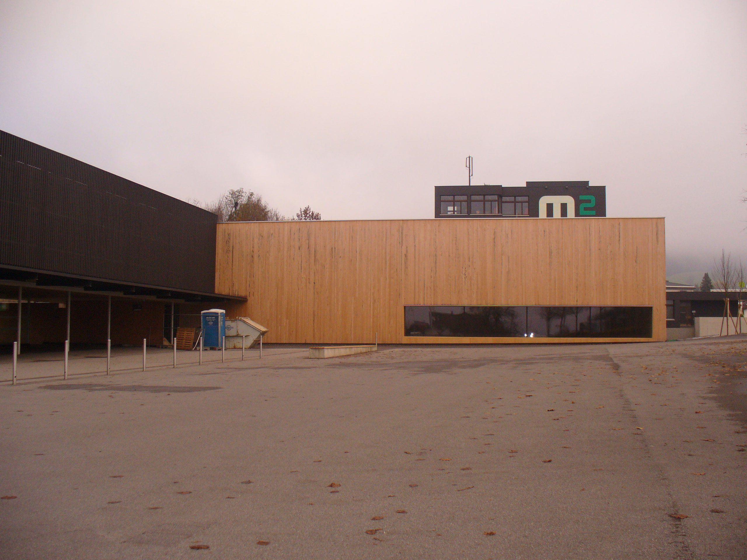 Die neue Sporthalle in Klaus wird noch vor Weihnachten fertig gestellt werden