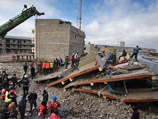 Unglück im Stadtzentrum von Nairobi