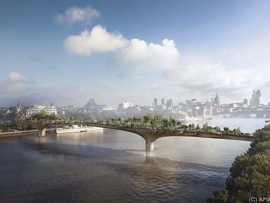 "Garden Bridge" als "Oase der Ruhe" geplant