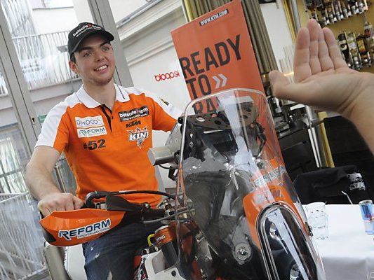 Matthias Walkner mit seiner KTM Matthias Walkner mit seiner KTM