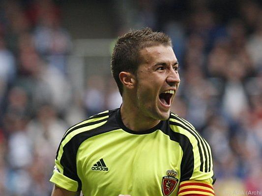 Gabi erzielte beide Tore für Saragossa Gabi erzielte beide Tore für Saragossa