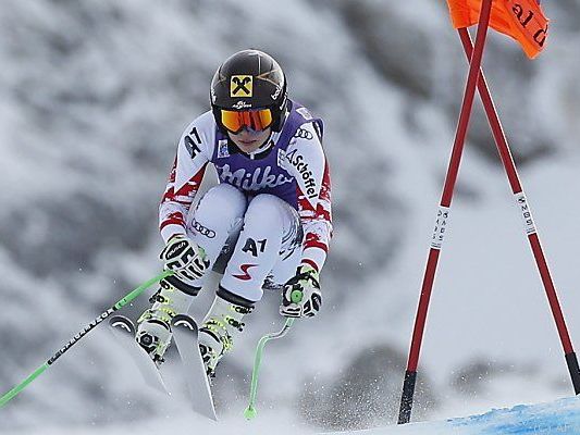 Anna Fenninger für Abfahrt gerüstet Anna Fenninger für Abfahrt gerüstet