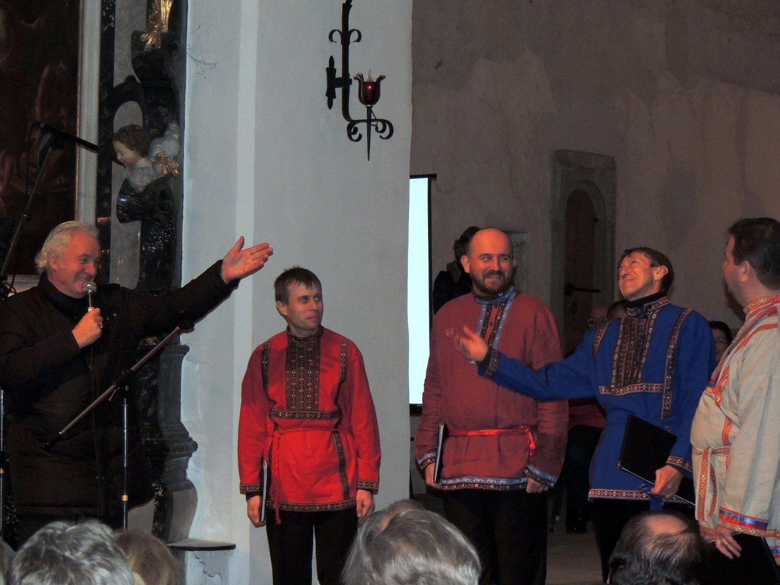 Organisator Mag. Gunnar Breuer dankte dem St. Daniel Quartett für seine wunderbaren Melodien