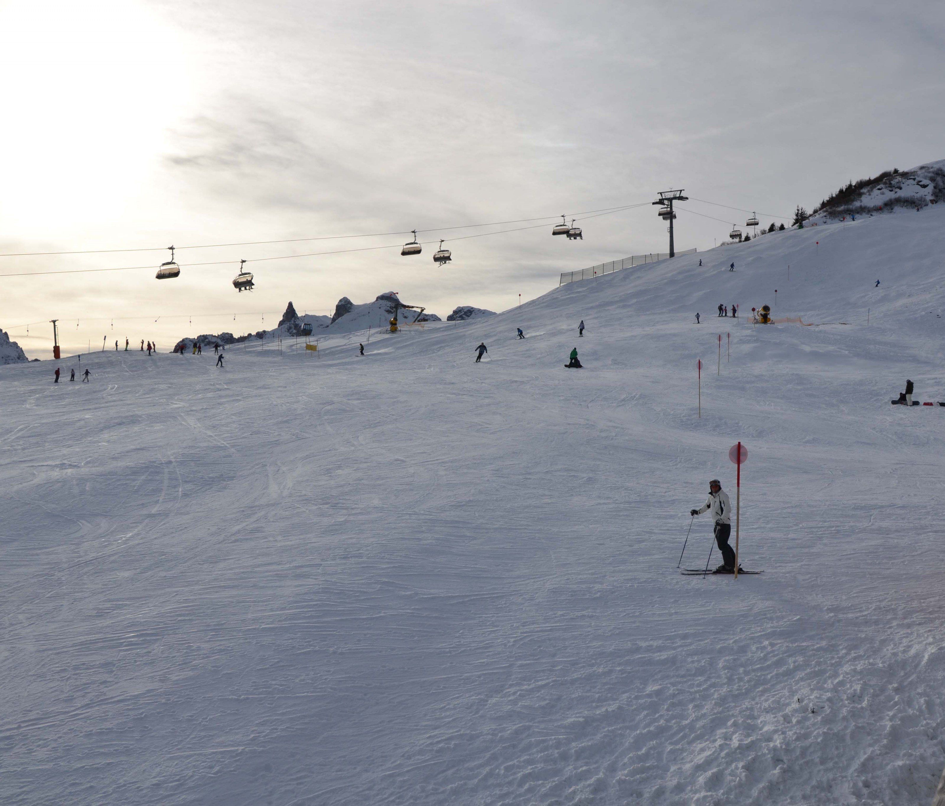 Tagesaktuelle Bilder von den bestens präparierten Pisten am Golm. Tagesaktuelle Bilder von den bestens präparierten Pisten am Golm.