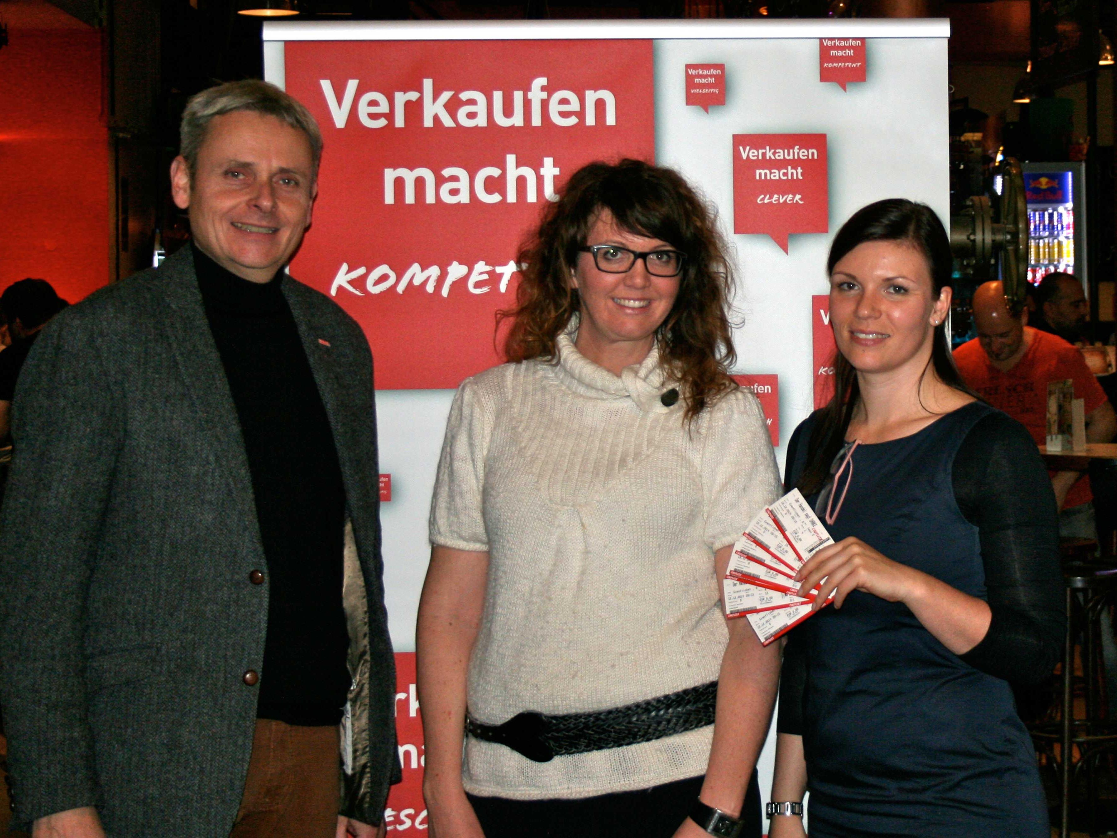Spartengeschäftsführer Michael Tagwerker, Eva Deschler-Einwaller (ikp Vorarlberg) und Maria Seidel (Spartenbüro Handel).