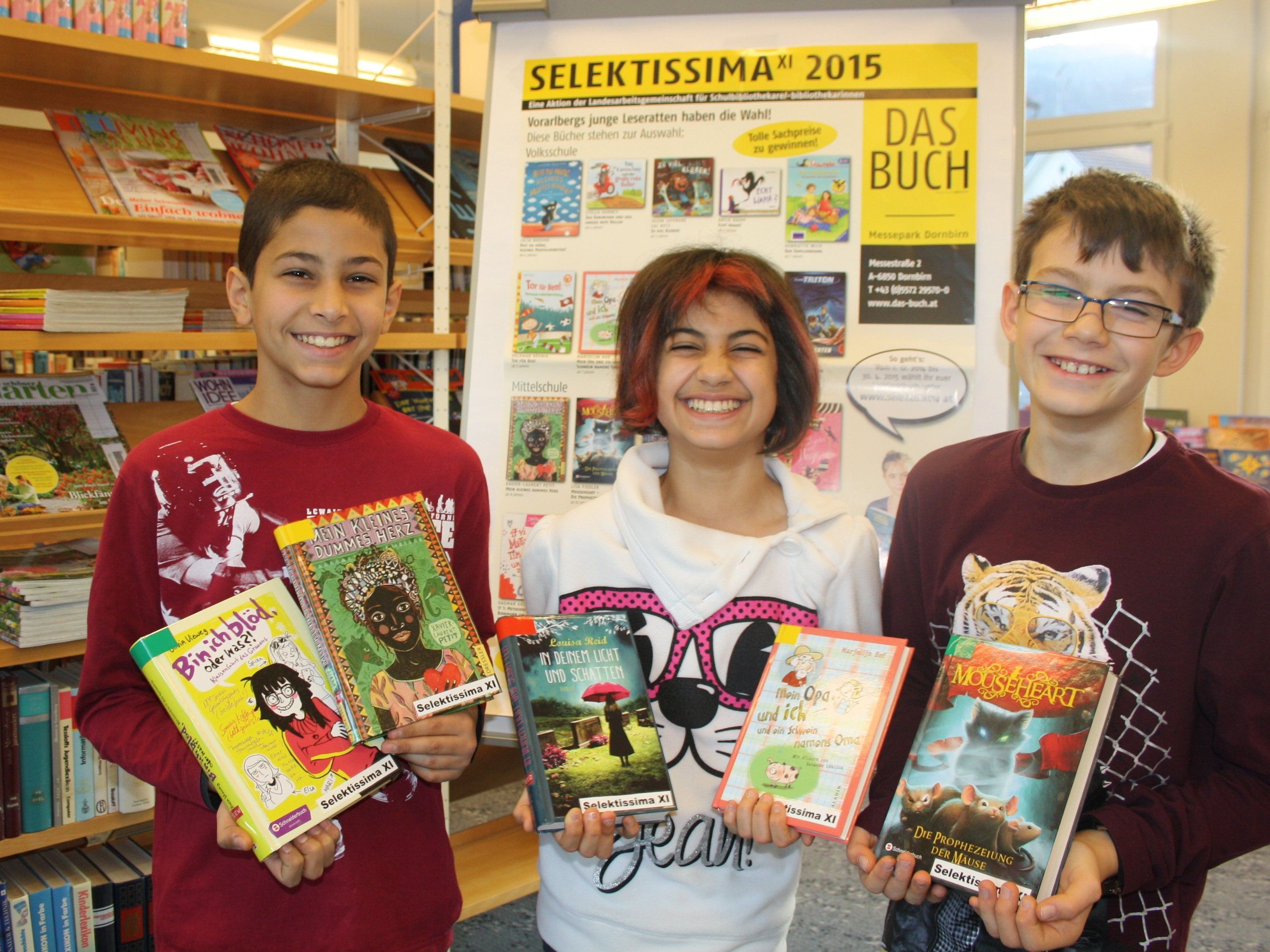 Alle neuen Selektissima-Bücher findest du in deiner „Schulbücherei“ im Lochauer Schulzentrum. Alle neuen Selektissima-Bücher findest du in deiner „Schulbücherei“ im Lochauer Schulzentrum.