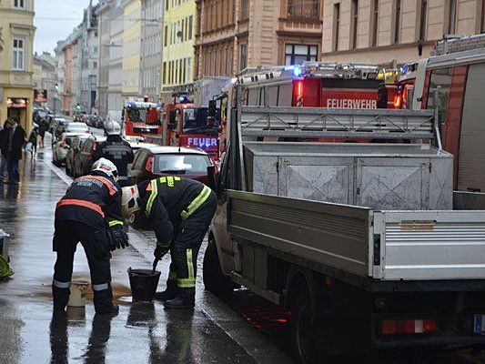 Beim Einsatz in Wien-Margareten Beim Einsatz in Wien-Margareten