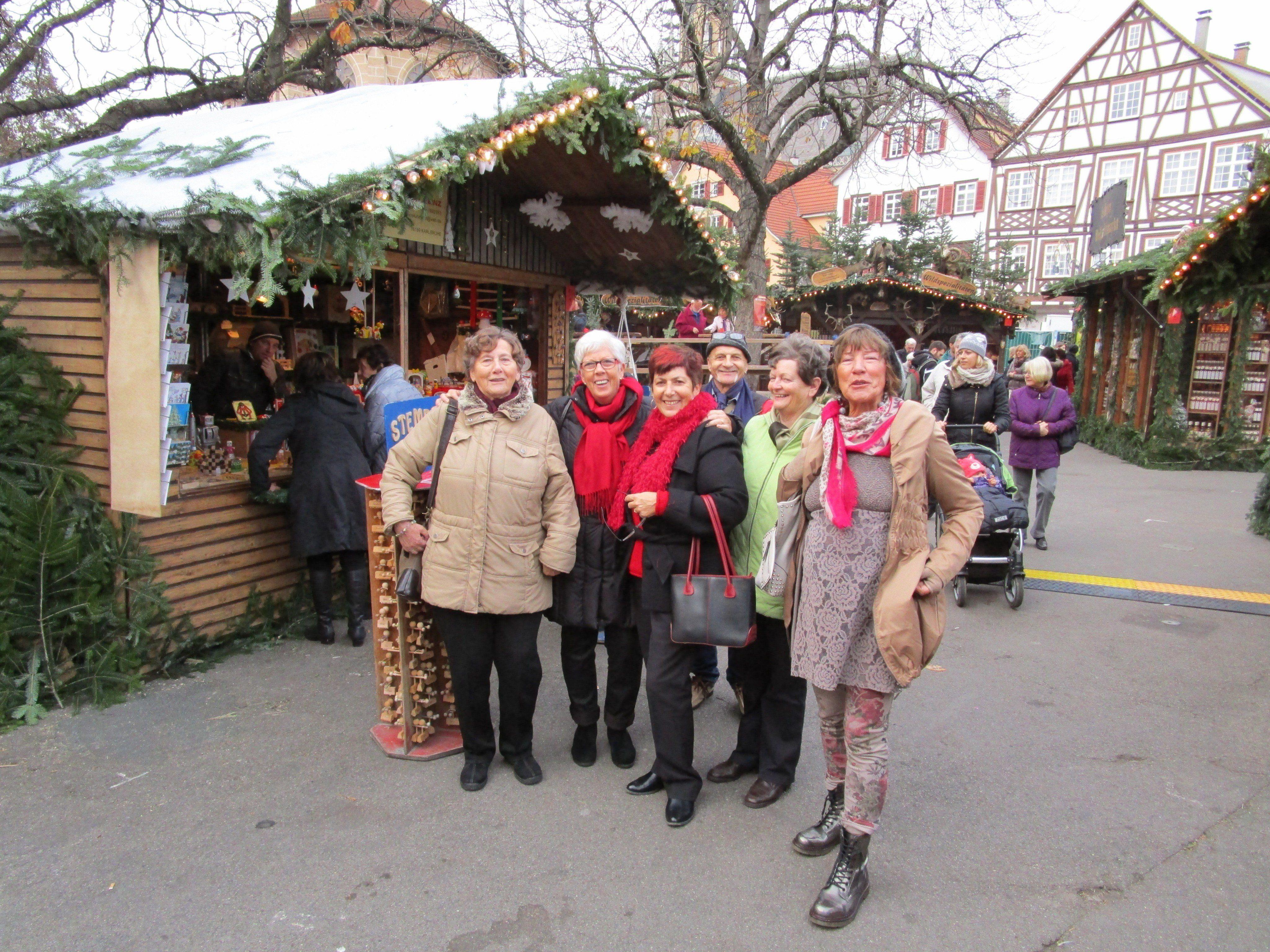 Seniorenring OG Bregenz beim Weihnachtsmarkt in Esslingen.
