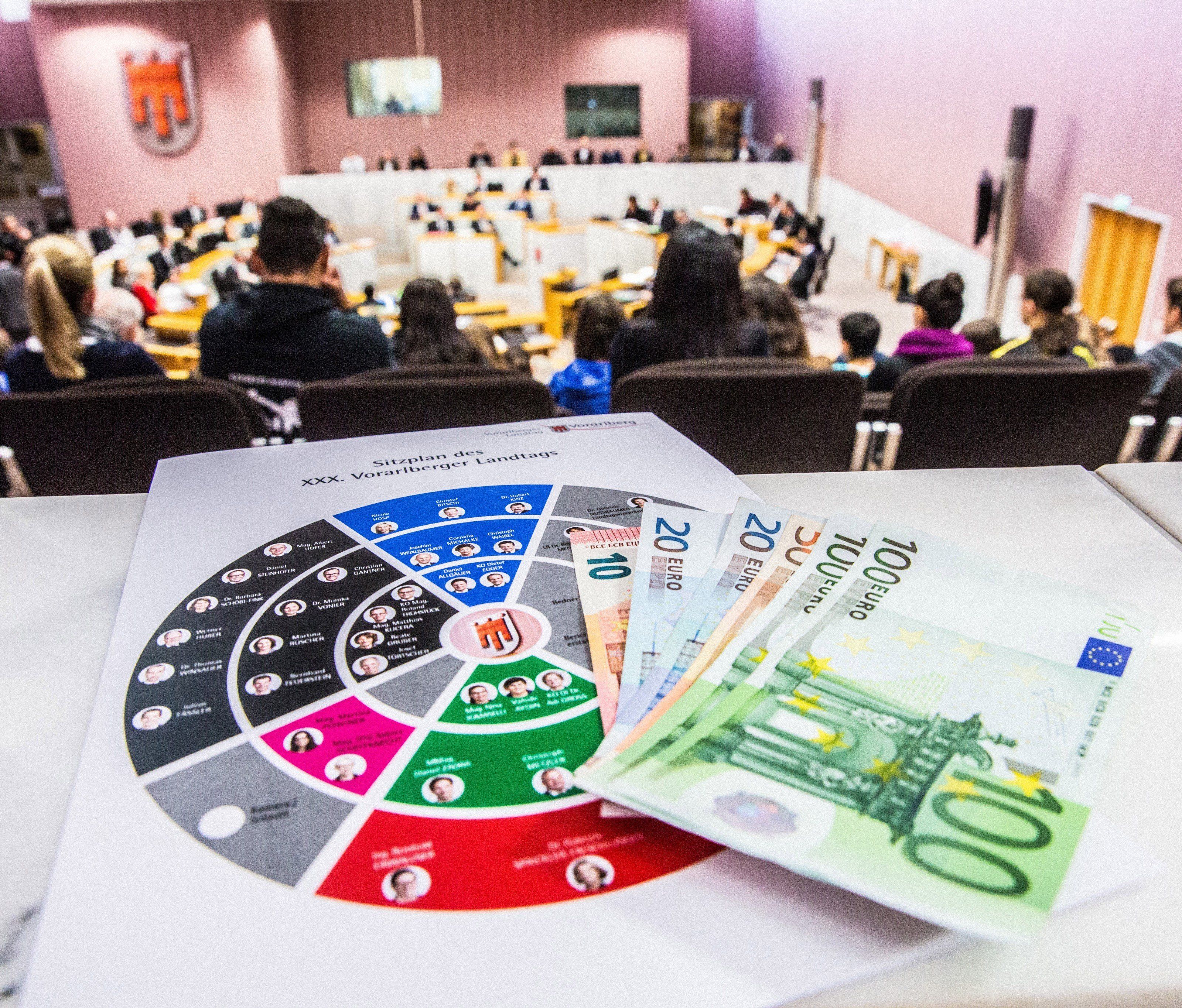 Das Landesbudget 2015 sorgte für schwungvolle Diskussionen im Vorarlberger Landtag. Das Landesbudget 2015 sorgte für schwungvolle Diskussionen im Vorarlberger Landtag.