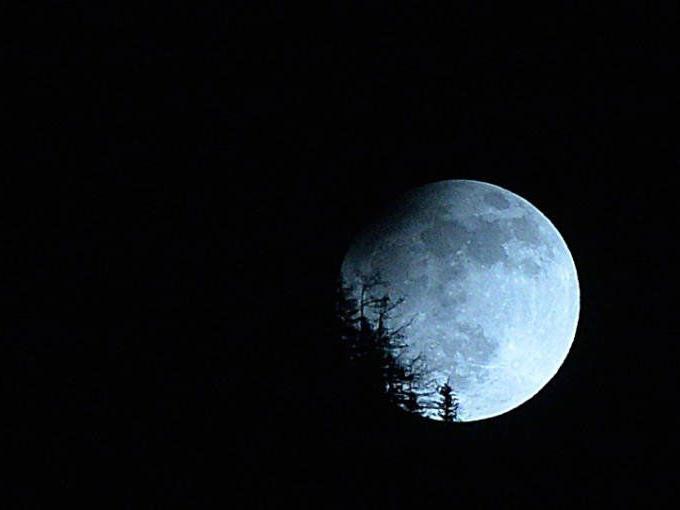 2015 verschwindet der Mond wieder einmal.