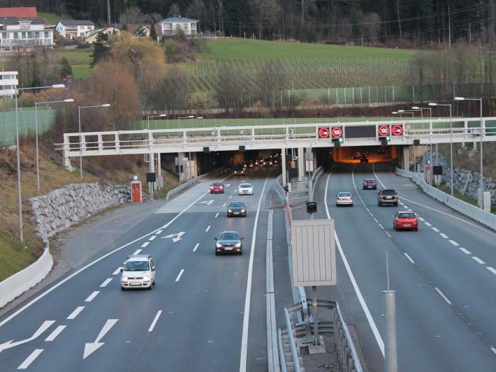 Der deutsche Lenker war sich der zweiten Pfändertunnelröhre in Richtung Vorarlberg noch nicht bewusst.