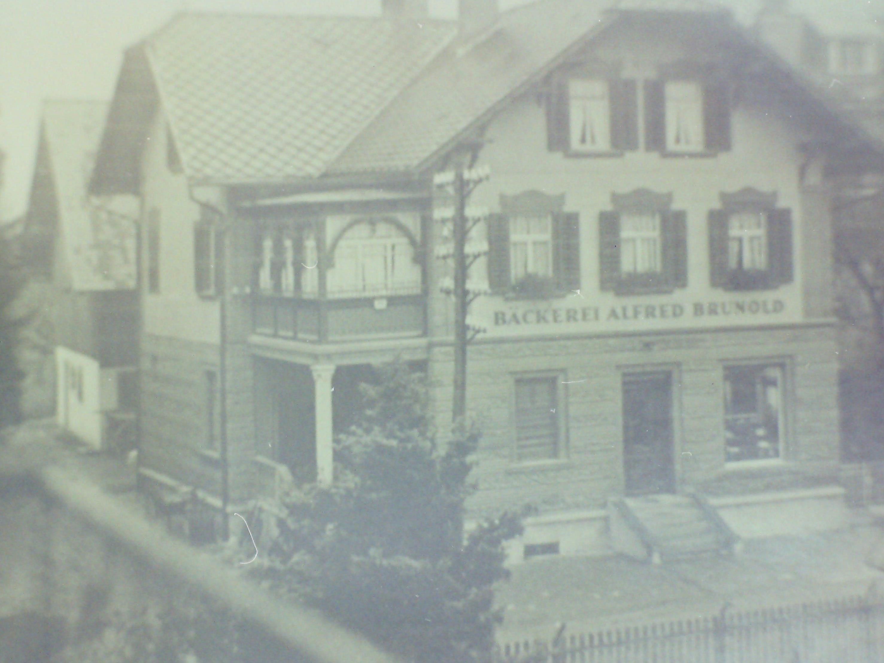 Bäckerei Brunold 1910