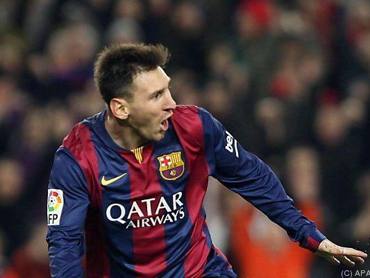 Messi war an allen vier Toren beteiligt