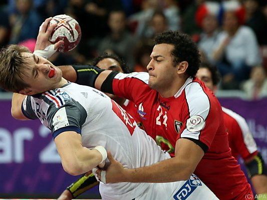 Frankreich besiegte Ägypten 28:24 Frankreich besiegte Ägypten 28:24
