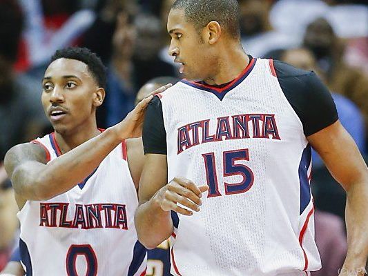 Jeff Teague und Kollegen im Siegesrausch Jeff Teague und Kollegen im Siegesrausch