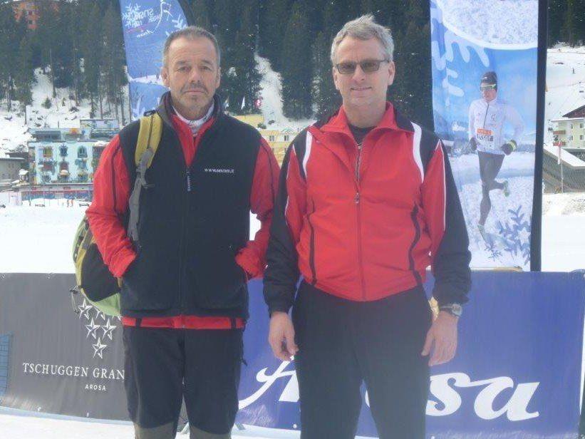 Die erfahrenen Bergläufer Johann Netzer und Ralf Schroeder starteten erfolgreich in die neue Laufsaison