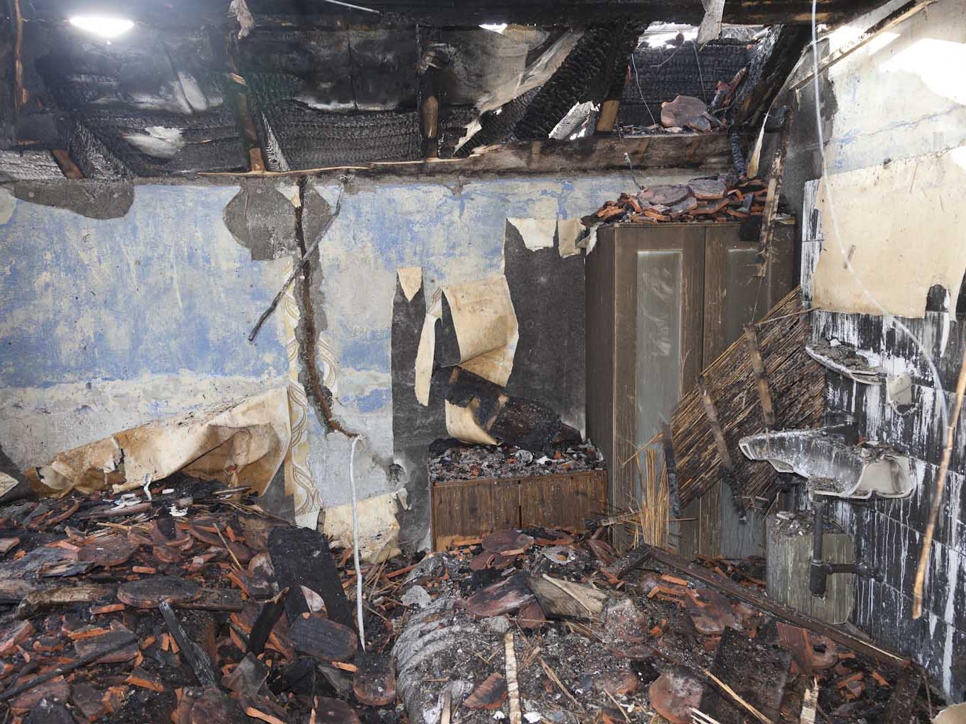 Brand im Obergeschoß eines Hauses - keine Verletzten