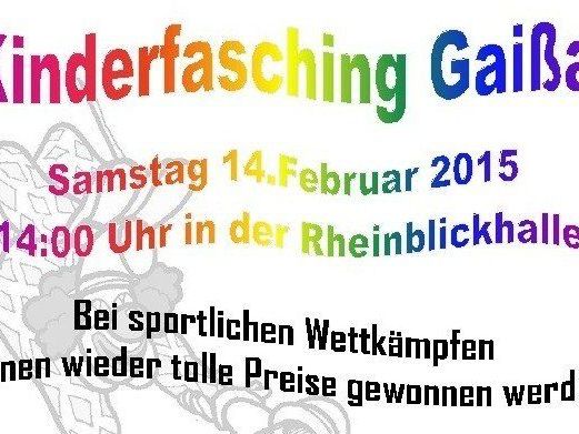 Kinderfasching in Gaißau.