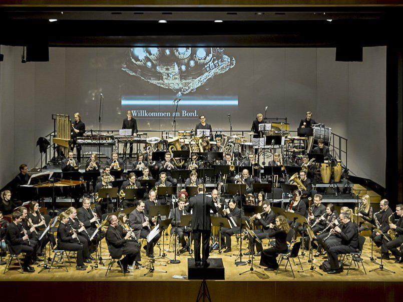 Das Sinfonische Blasorchester Vorarlberg begeisterte am Freitag das Publikum in der Götzner Kulturbühne