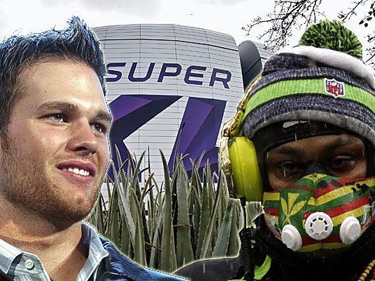 Der "Schöne" und das "Beast" - Tom Brady gegen Marshawn Lynch im Super Bowl XLIX. Der "Schöne" und das "Beast" - Tom Brady gegen Marshawn Lynch im Super Bowl XLIX.