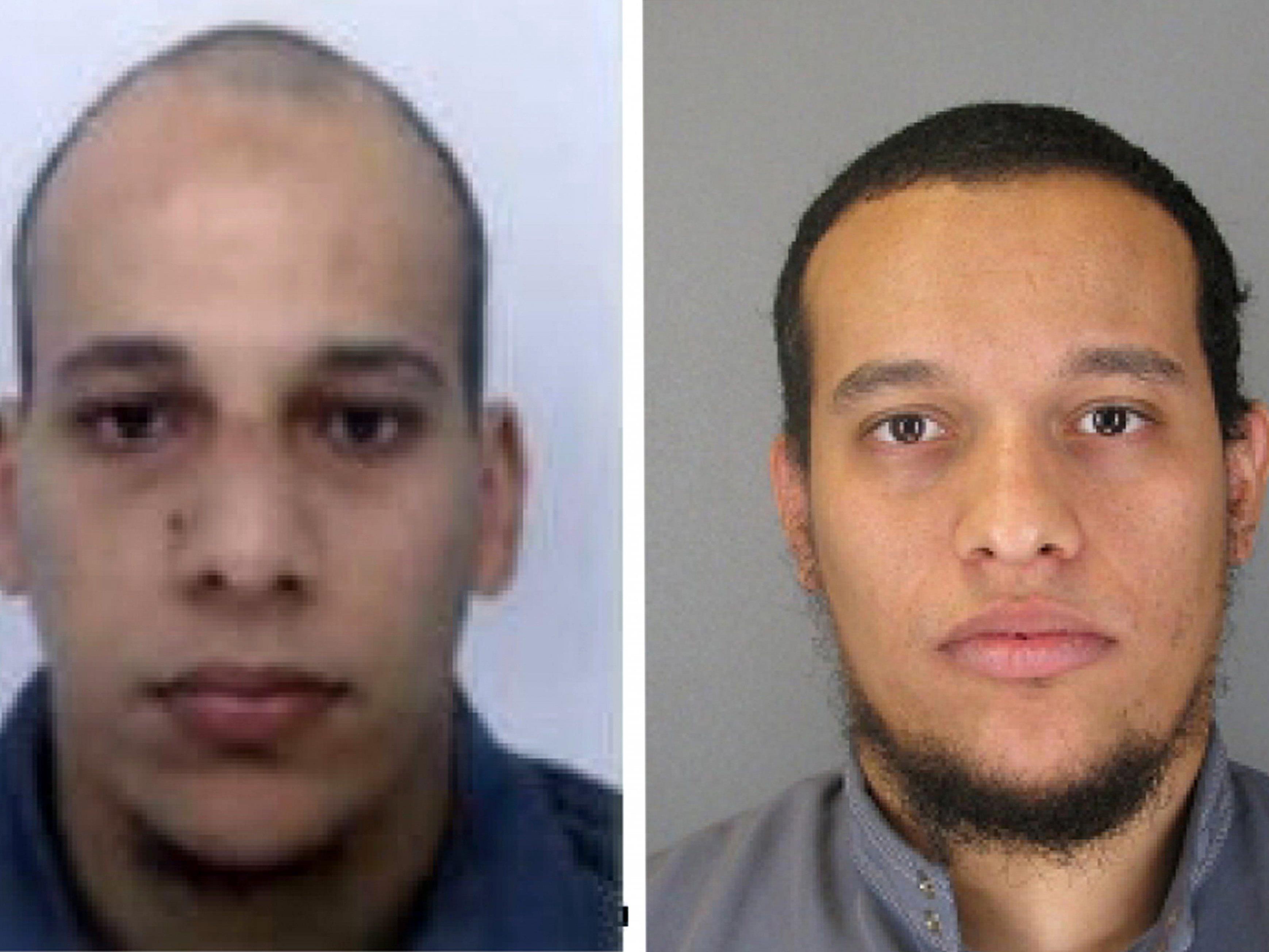 Cherif (links) und Said Kouachi als "Charlie Hebdo"-Attentäter gesucht