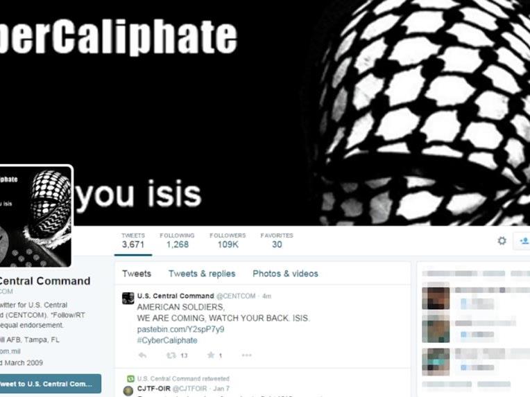 ISIS-nahe Hacker übernahmen einen Twitter-Account des US-Militärs.