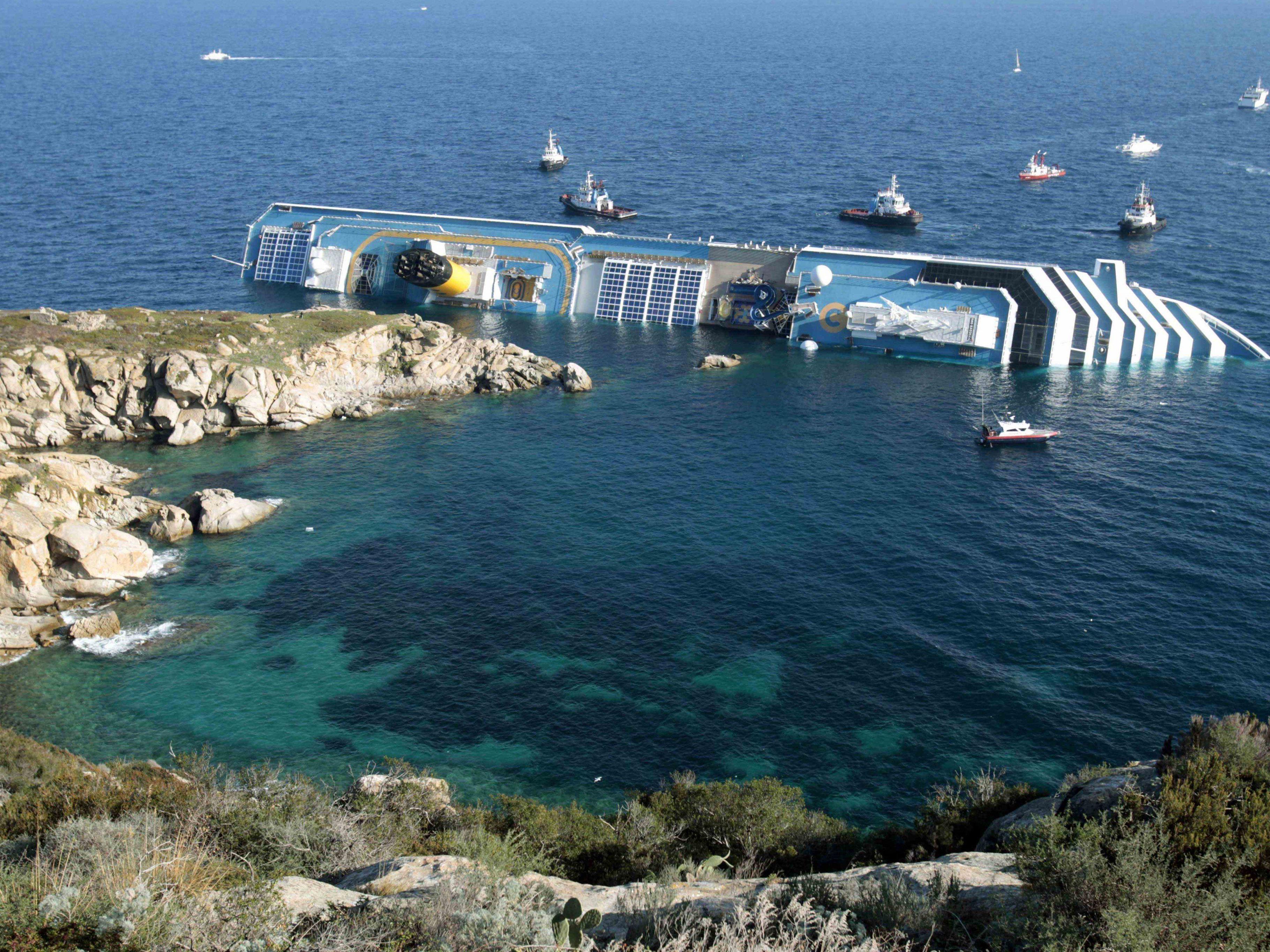 Die Insel Giglio will rund 20 Millionen Euro als Entschädigung für das Schiffsunglück.