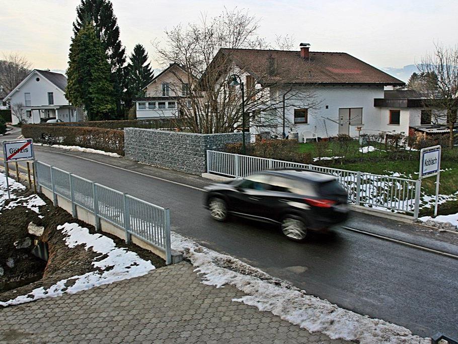Die neue Egelseegrabenbrücke an der Ortsgrenze Götzis/Koblach bewährt sich in der Praxis.