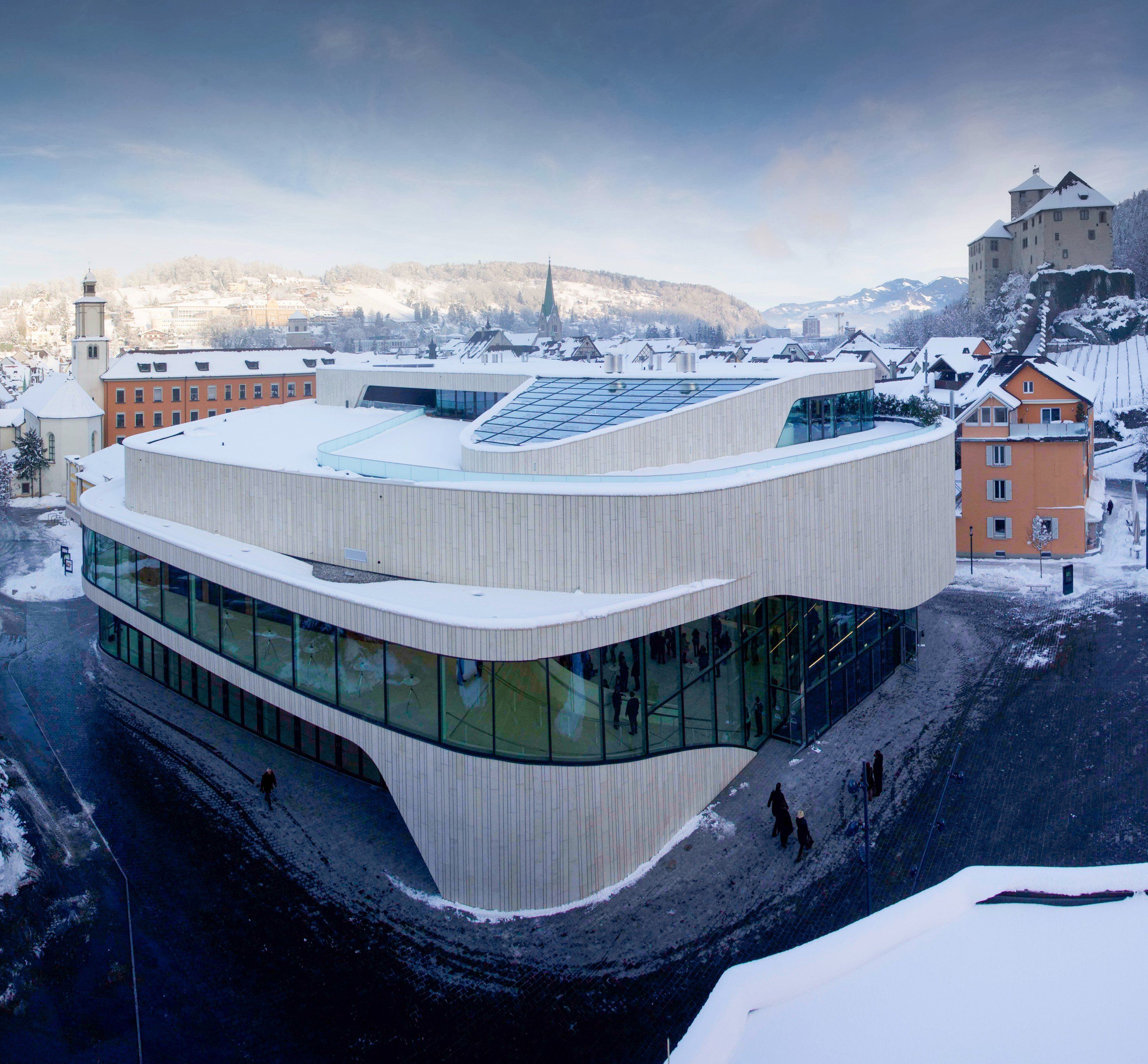 Das neue Montforthaus in Feldkirch ist eröffnet. Das neue Montforthaus in Feldkirch ist eröffnet.