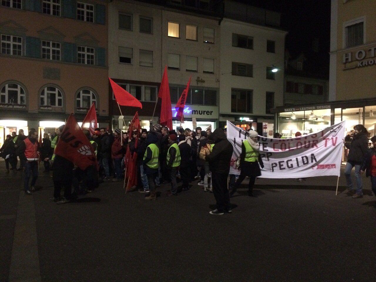 Pegida-Demo in Bregenz