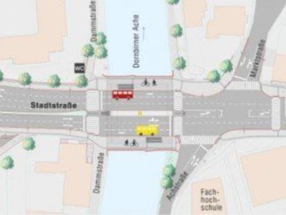 Neue Verkehrsführung auf der Dornbirner Stadtstraße