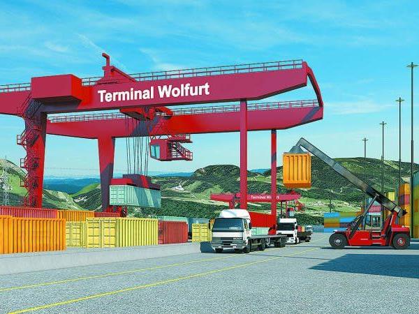 Mit dem Spatenstich startet heute der Ausbau des Terminals Wolfurt auch ganz offiziell.