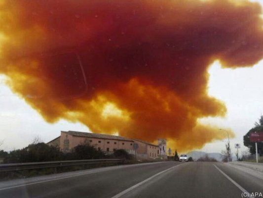 Gelbbraune Gaswolke war kilometerweit zu sehen Gelbbraune Gaswolke war kilometerweit zu sehen