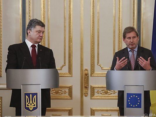 Johannes Hahn traf Petro Poroschenko Johannes Hahn traf Petro Poroschenko