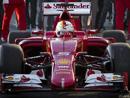 Vettel im neuen SF15-T