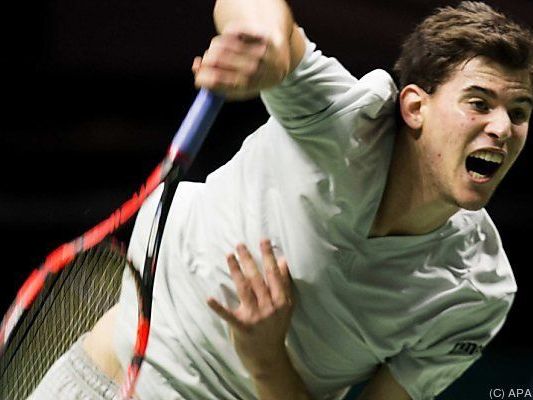 Dominic Thiem ließ im Tie Break Chancen aus Dominic Thiem ließ im Tie Break Chancen aus