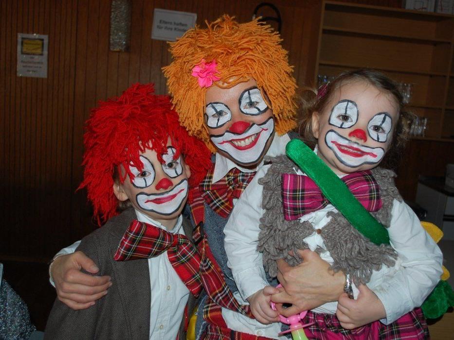 Eine Clownfamilie!