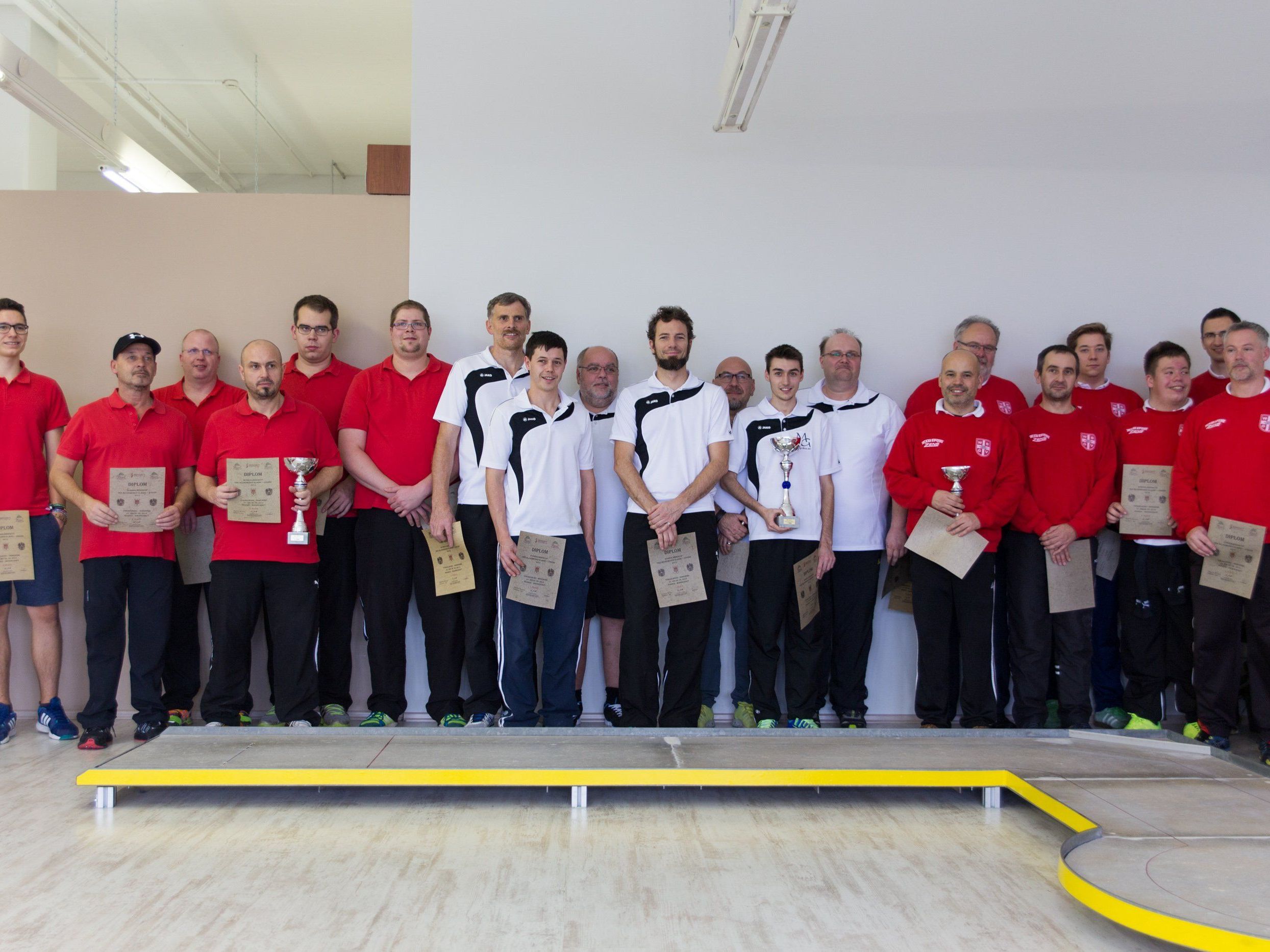 Vorarlbergs Bahnengolfer nutzten den Heimvorteil aus. Vorarlbergs Bahnengolfer nutzten den Heimvorteil aus.