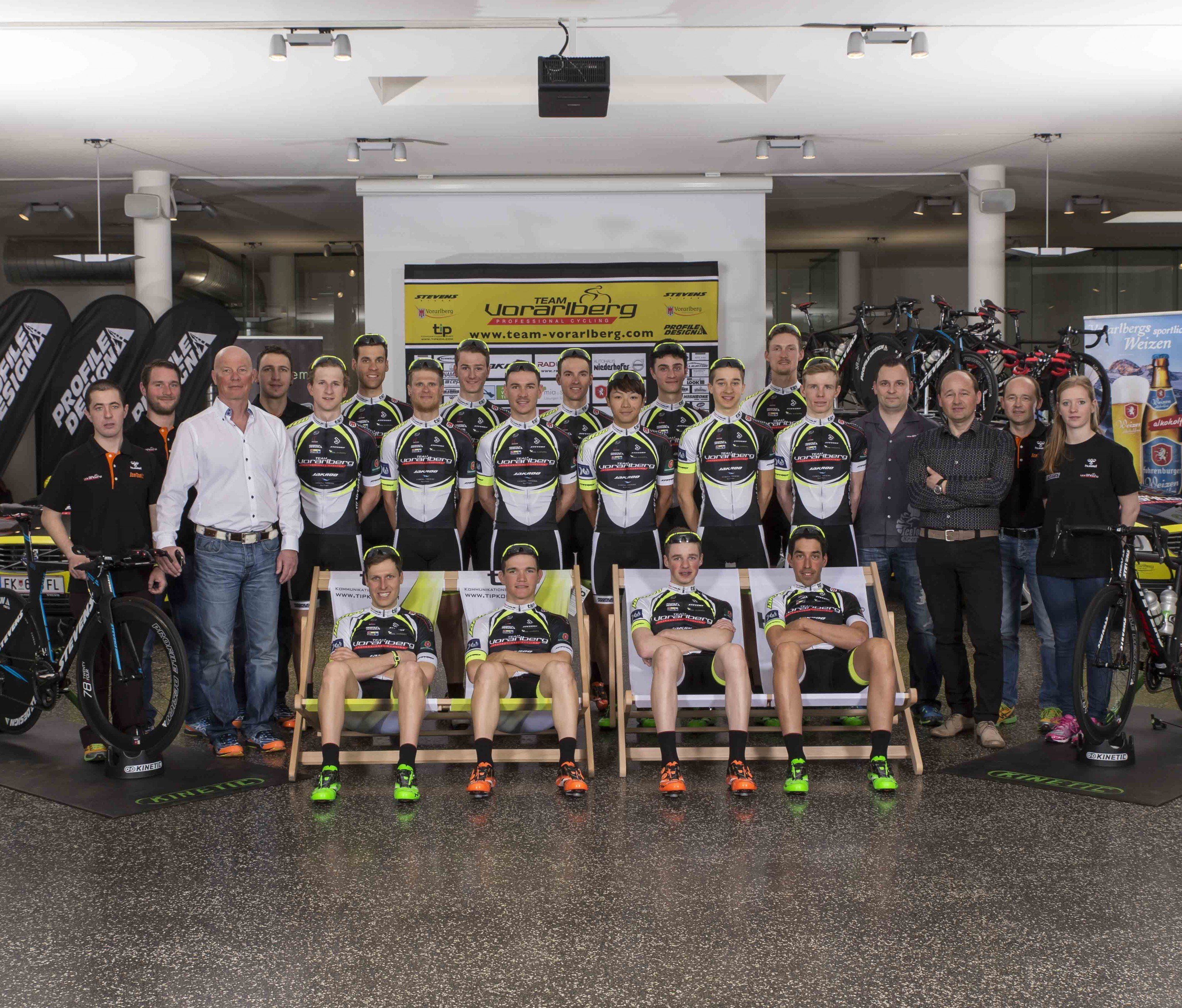 Fünfzehn Fahrer, davon zehn Neue, umfasst der heimische Profiradrennstall in dieser Saison. Fünfzehn Fahrer, davon zehn Neue, umfasst der heimische Profiradrennstall in dieser Saison.