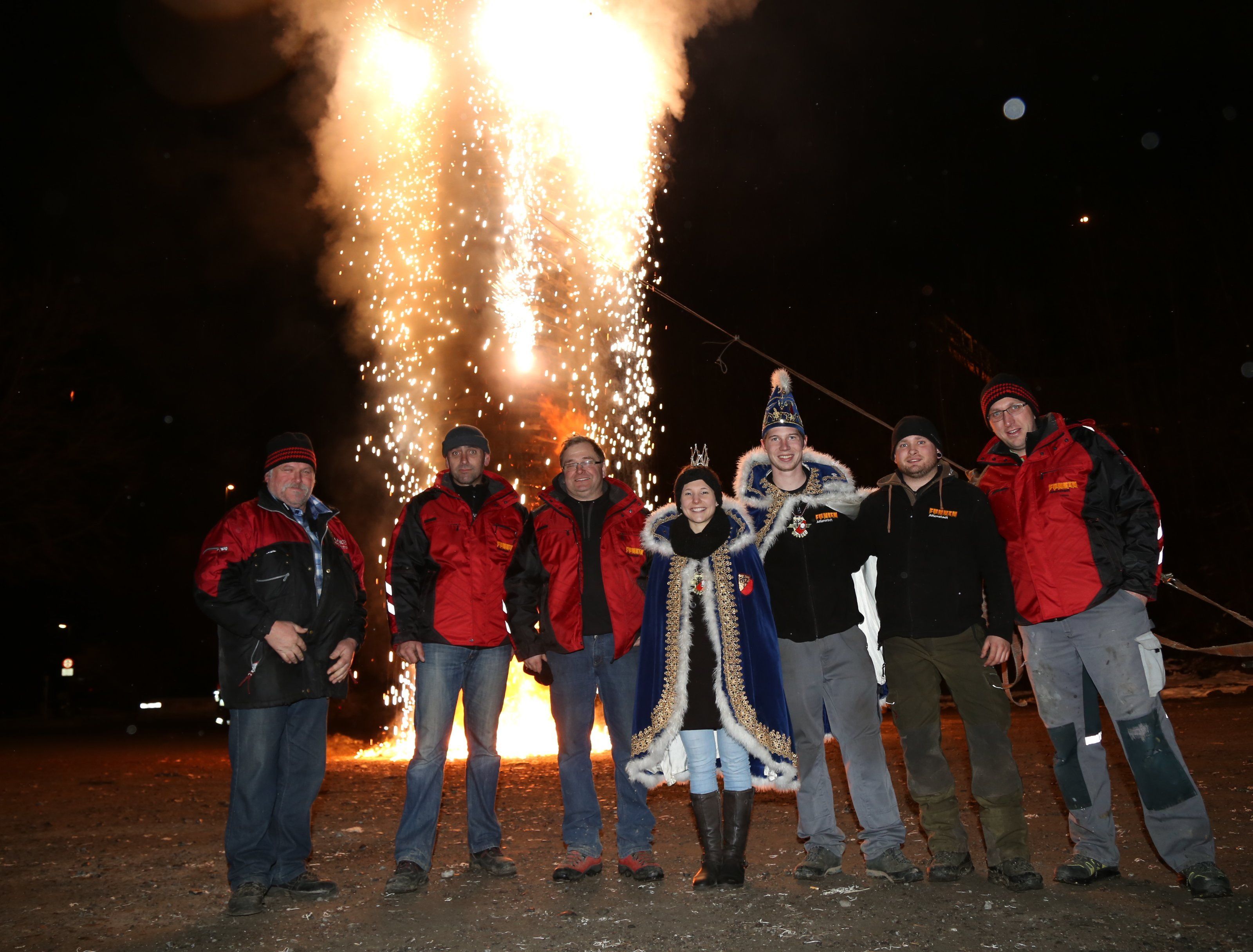 Das AFZ-Prinzenpaar zündete den Funken an. Das AFZ-Prinzenpaar zündete den Funken an.