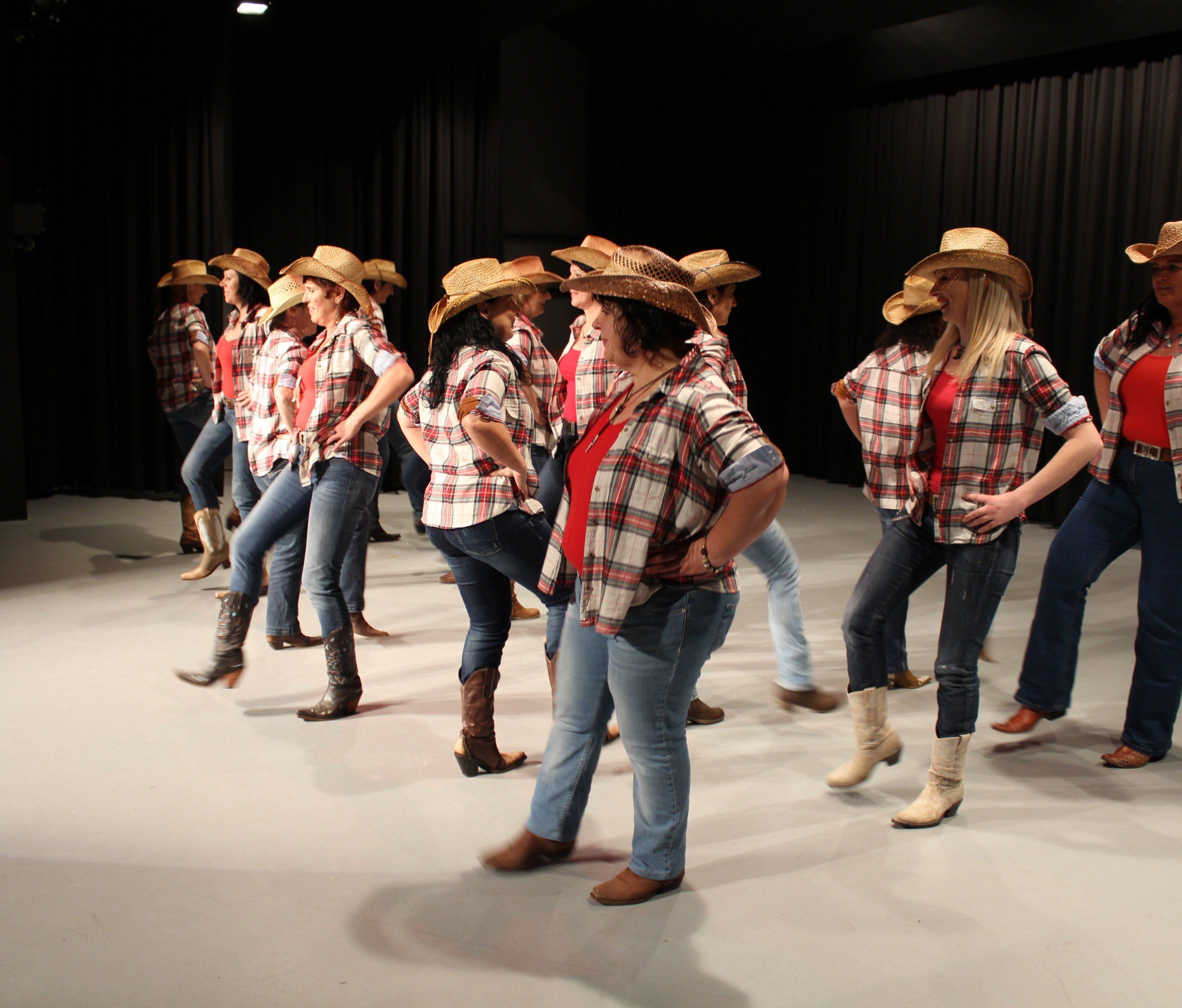 Die "Black Lake Line Dancers" aus Göfis, benannt nach dem Schwarzen See, sorgten für Stimmung.