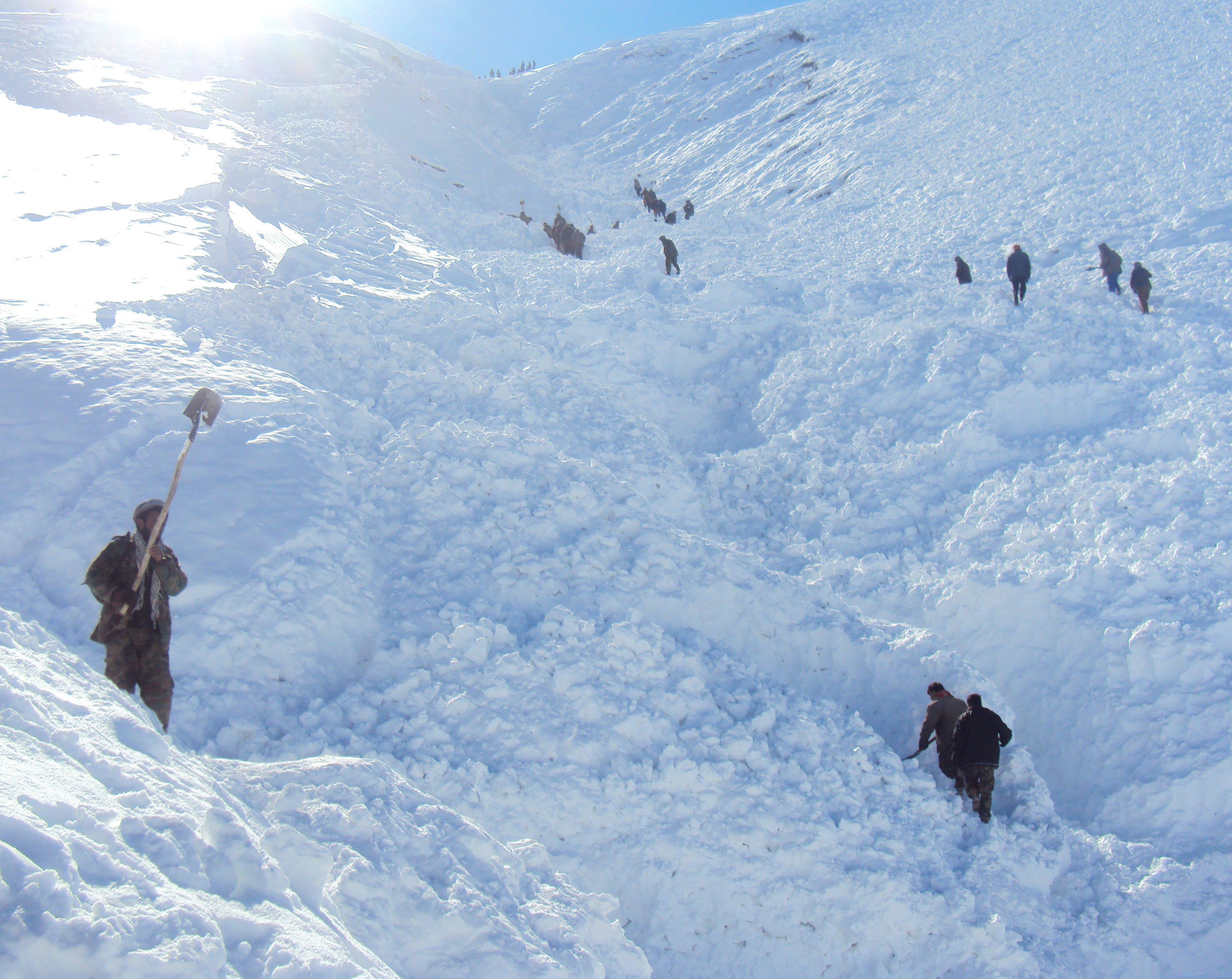 In den Bergen Afghanistans herrschen oft extreme Wetterbedingungen. In den Bergen Afghanistans herrschen oft extreme Wetterbedingungen.