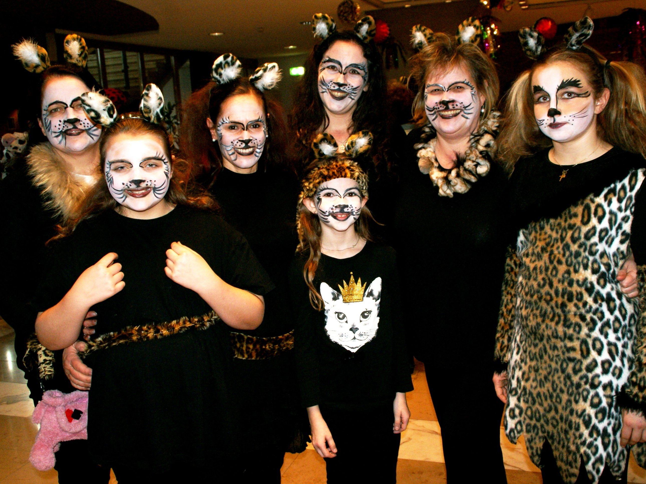 Die dreifärbigen Glückskatzen beim Bäuerinnen-Kränzle Die dreifärbigen Glückskatzen beim Bäuerinnen-Kränzle